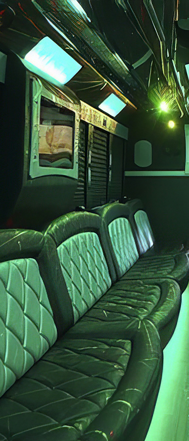 limo bus interior