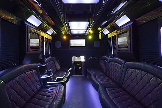 party bus interior