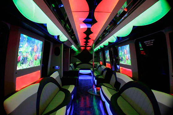 40 passenger party bus